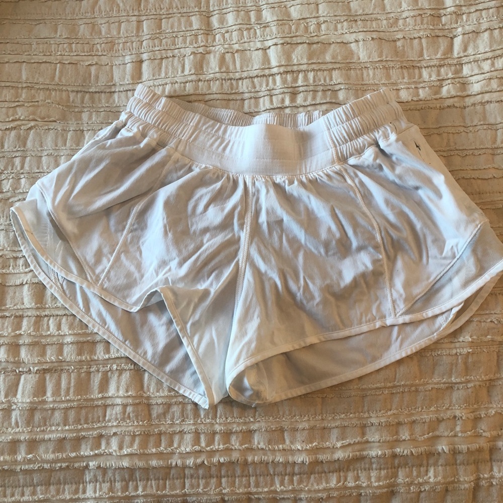 White Hotty Hot Shorts